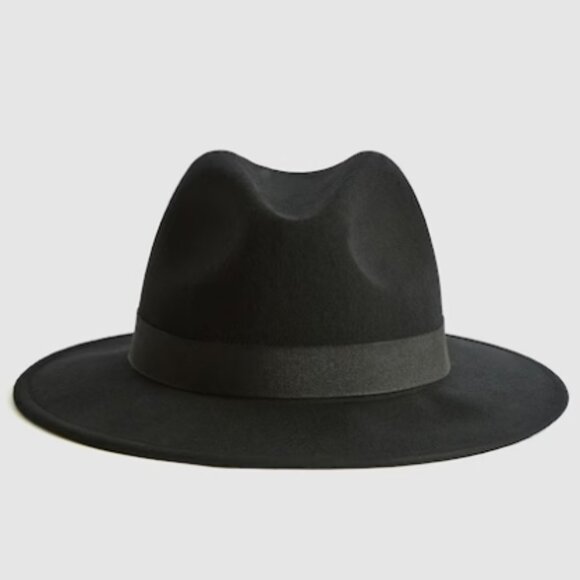 REISS Ally Wool Fedora Hat – Black – S/M – NWT - Picture 2 of 5